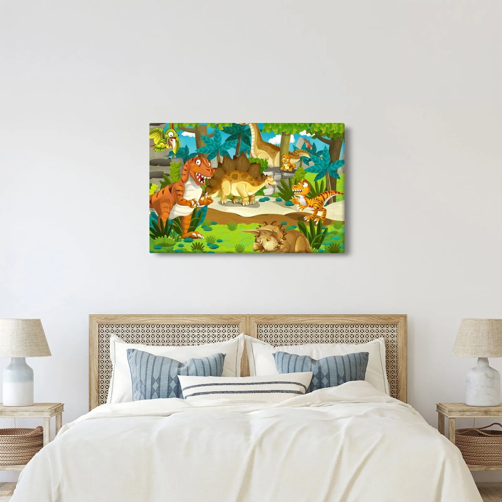 Kép - dinoszaurusz (90x60 cm)