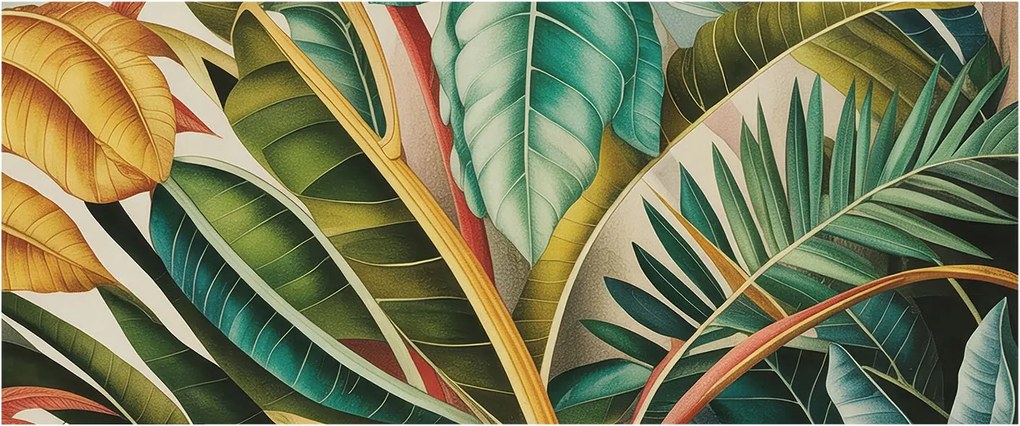 Dekoratív Fali Fotótapéta Egzotikus levelek 250x104 Ragasztó