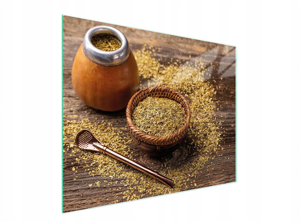 Üveg Vágódeszka 52x40 Yerba Edzett Üveg