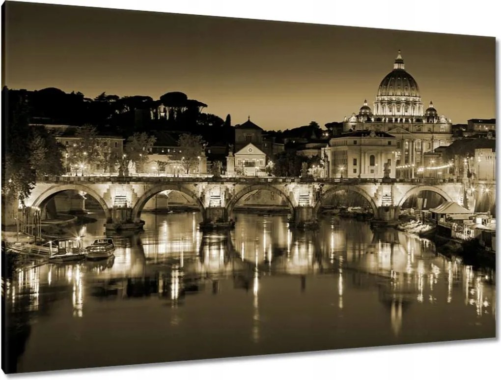 Festmények 120x80 Róma Vatikán panoráma