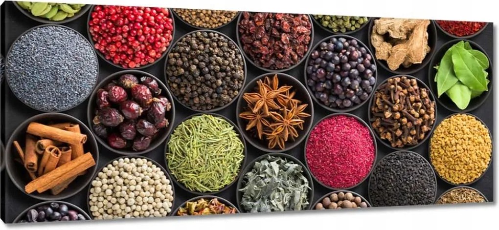 Festmények 100x40 Fűszertartó tálak gyógynövények