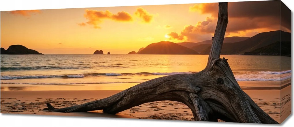 Vászonkép 70x30cm Hálószoba Nappaliba Panoráma Ágy