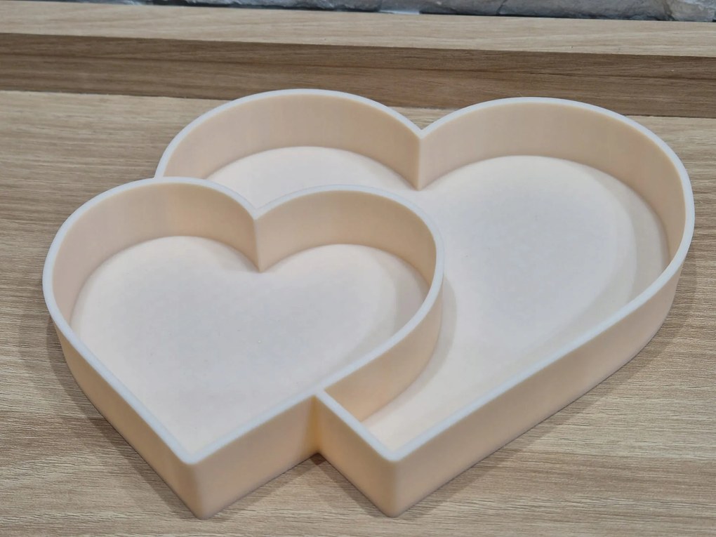 Szív alakú tálca – Dekoratív dekoráció Ajándék