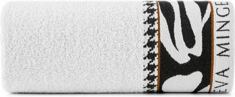 Eva törölköző 6 50x90 fehér frottír 485 g/m2 Eva Minge frottír