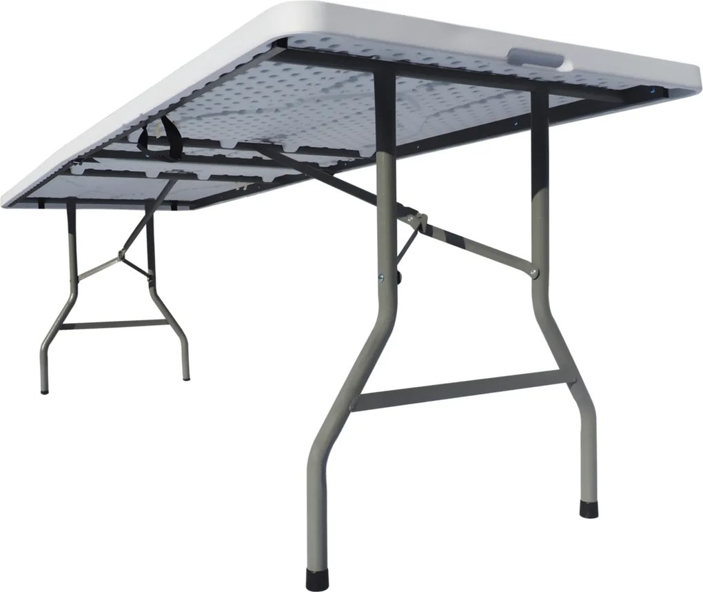 Összecsukható műanyag asztal, 244cm