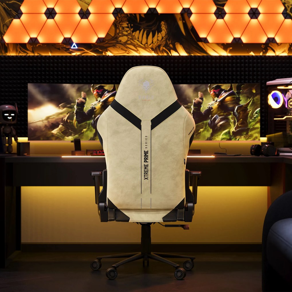 Gamer szék Normal Size, arany-fekete: Diablo X-One Prime Broken Gold