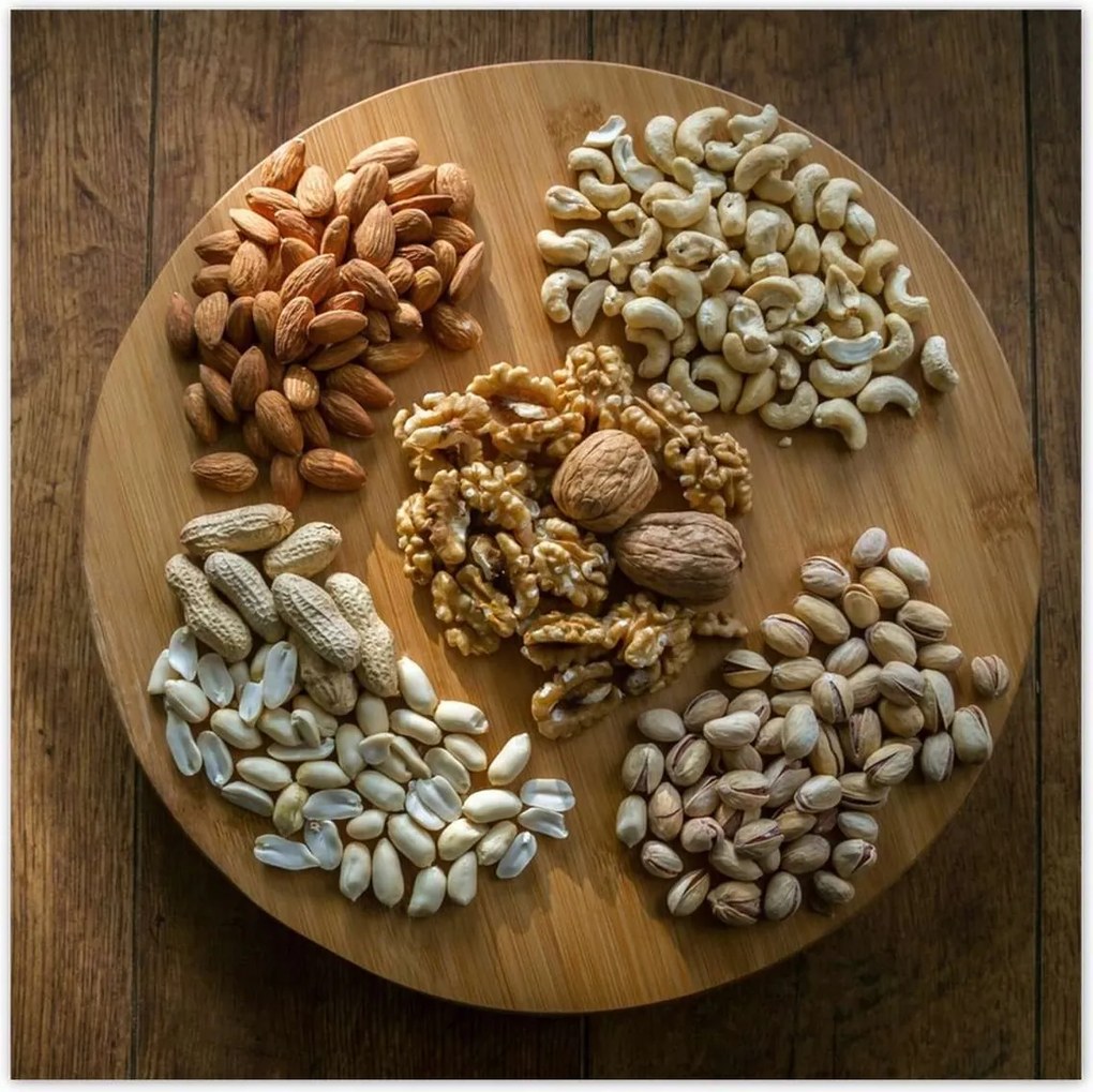 Poszterek 100x100 Mogyoró Pisztácia