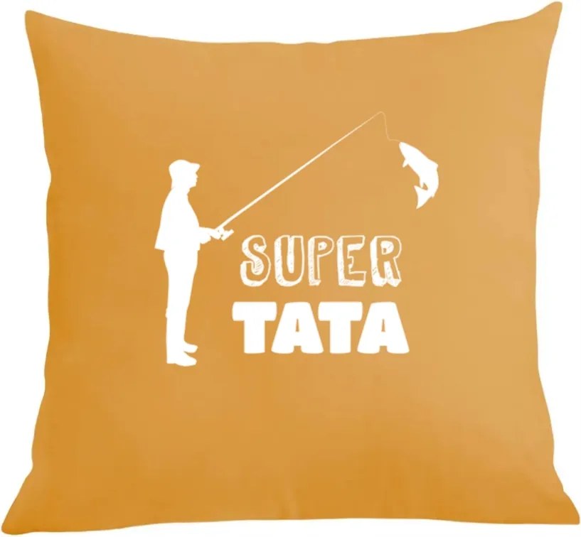 Párna párnahuzat nyomott mintás Tata Horgász