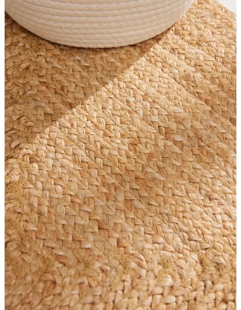 Natúr színű kétoldalas kézi szövésű juta futószőnyeg 80x200 cm Sharmila Natural Brown – Hanse Home