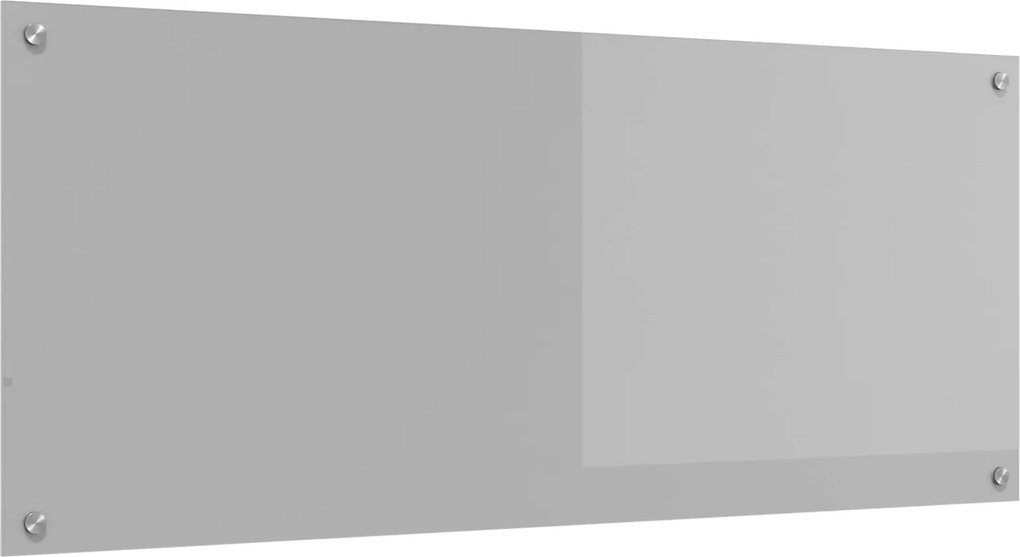 vidaXL Konyhai splashback Világosszürke 120 x 50 cm edzett üveg