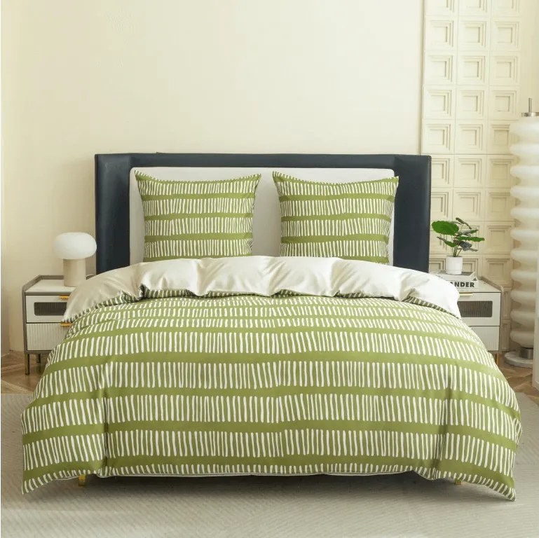 Mikroszálas flanel ágyneműhuzat GREENSORY zöld Ágyneműhuzat mérete: 70 x 90 cm | 140 x 200 cm