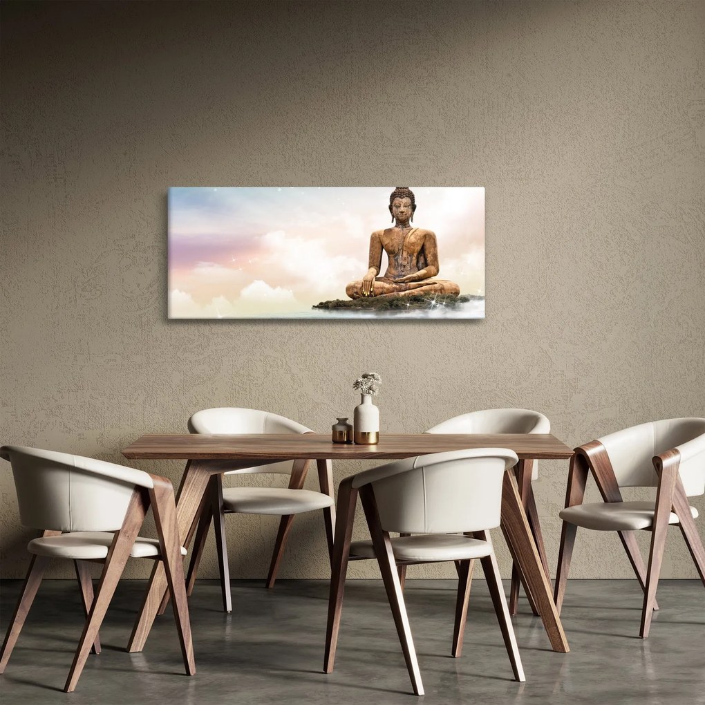Kép - Buddha vigyáz a földre (120x50 cm)
