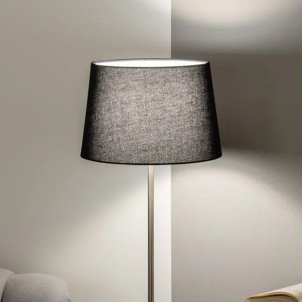 Brilagi - LED állólámpa CERIA 1xE27/40W/230V, átm. 30 cm, fekete/matt króm