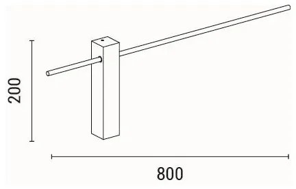 LED Fali lámpa LED/10W/230V 3000K