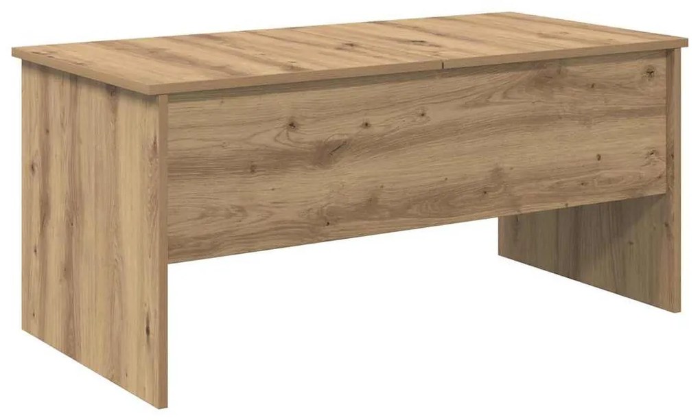 Dohányzóasztal kézműves tölgy 102 x 50,5 x 46,5 cm Faanyag