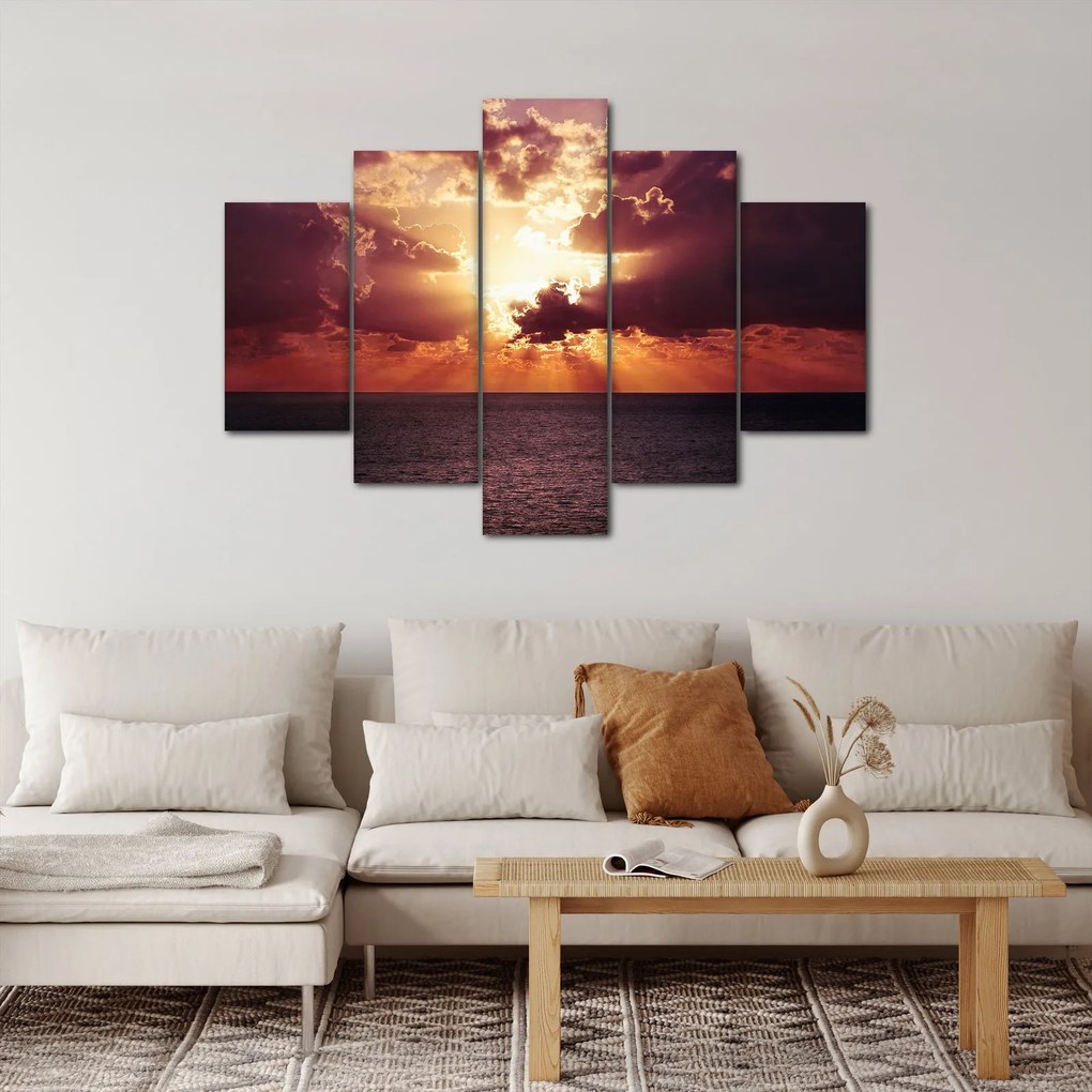 A nap képe a felhők mögött (150x105 cm)