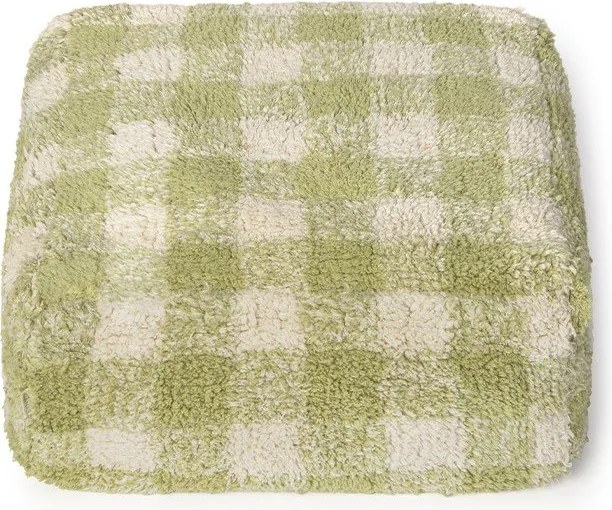 Zöld gyerek babzsákfotel Vichy – Lorena Canals