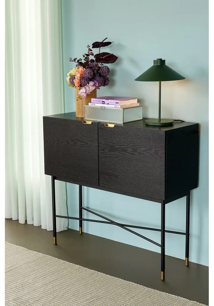 Norm fekete kőrisfa komód - Hübsch