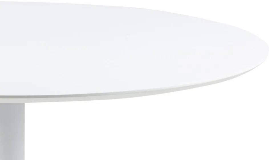 Ibiza Kerek Étkezőasztal Fehér 74cm