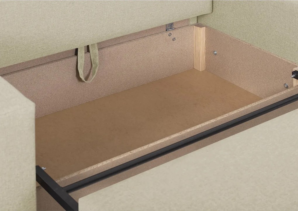 MONDI Kétszemélyes kinyitható kanapé Piros