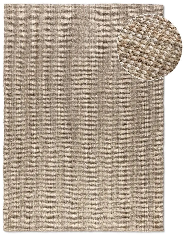 Bézs juta szőnyeg 80x150 cm Bouclé – Hanse Home