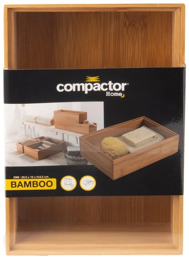 Woody bambusz rendszerező, 30 x 15 x 6,35 cm - Compactor