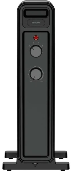 Sencor - 7 bordás olajradiátor 600/900/1500W/230V fekete