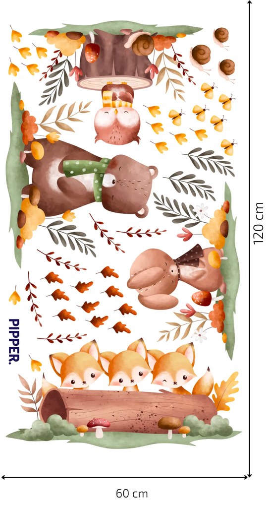 PIPPER. Falmatrica "Ősz az erdőben"