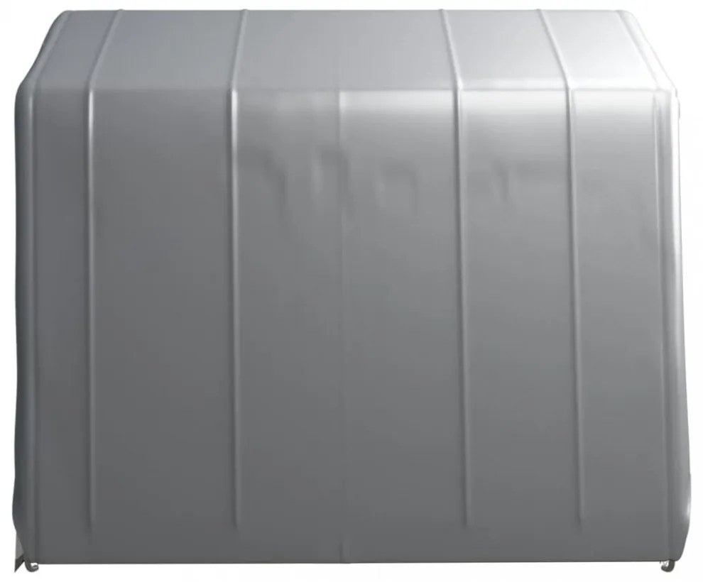 szürke acél tároló sátor 240 x 240 cm