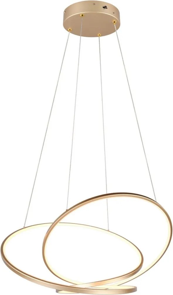 TRIO 349119179 DARVIN Modern Led Függesztett Lámpa Arany LED IP20