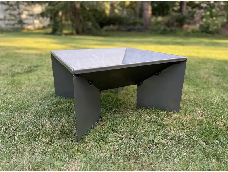 Fokus Kerti tűzrakóhely 50 x 50 x 30 cm, corten CORGARDEN 1016