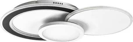 Stavros beltéri mennyezeti lámpa 40w 2660lm ip20 fekete rgb távirányítóval