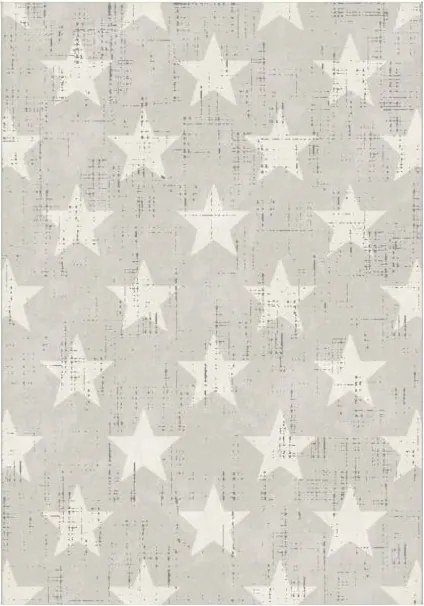 Modern Nappali Szőnyeg Szürke 140x200cm