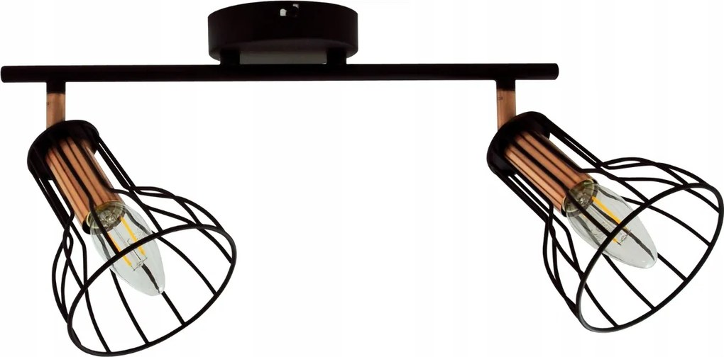 Mennyezeti Lámpa Fali Led Lámpa Mozgatható Spot Fali lámpa Loft 2x E14 Sofia