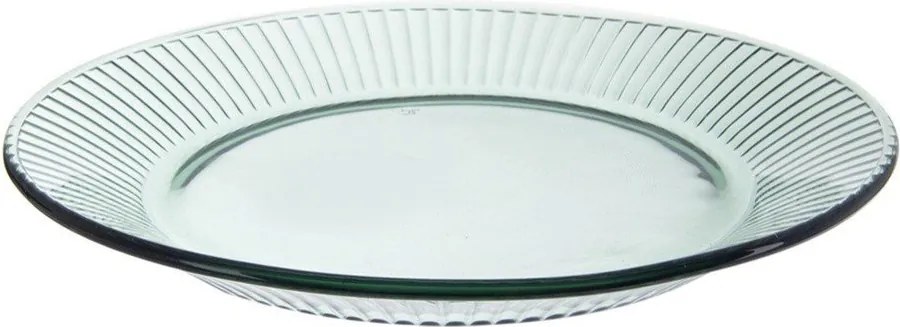 Zöld üveg desszertes tányér ø 21 cm Verde – Orion