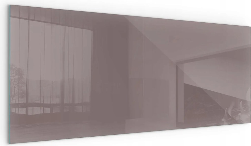 Biztonságos Esg edzett üveg kandalló alá Kályha Szín Bézs 125x50