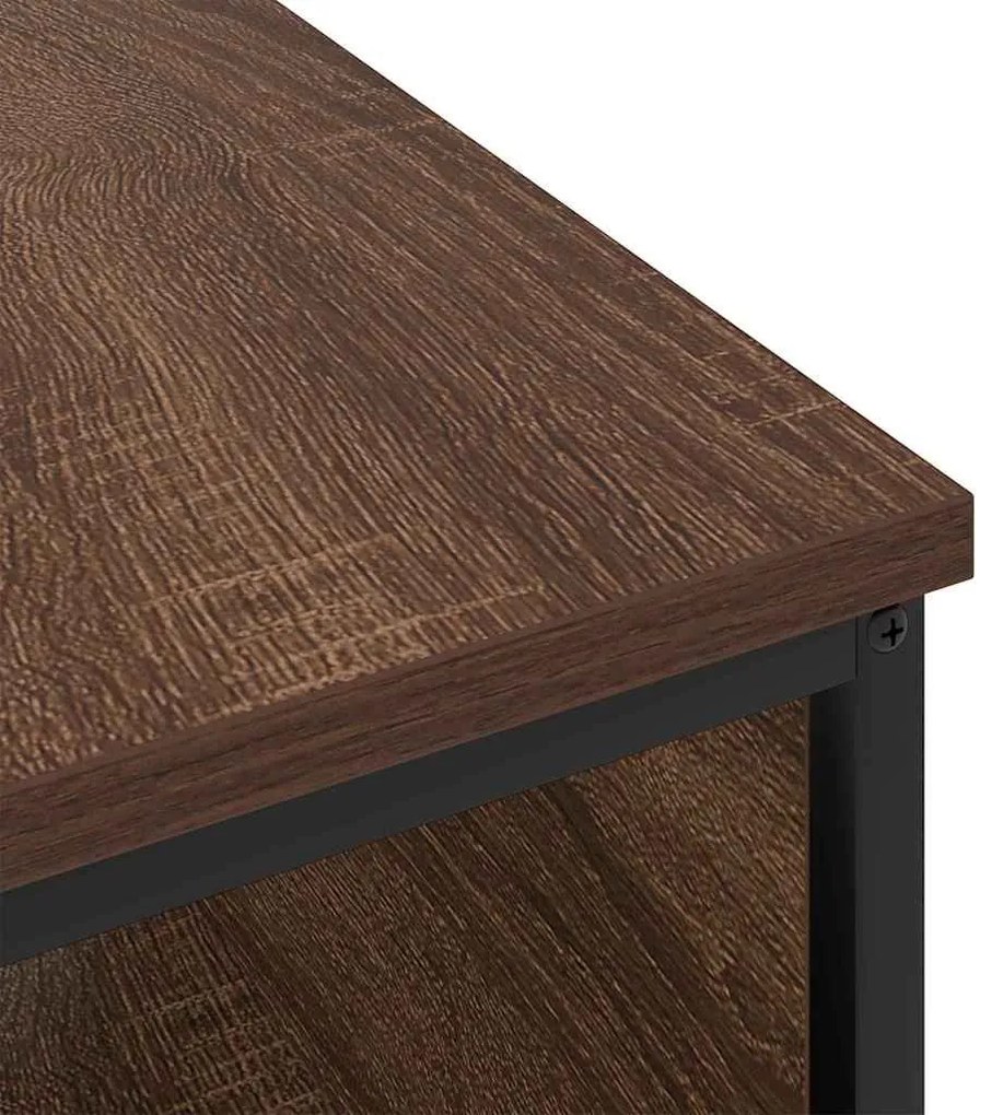 Éjjeliszekrény barna tölgy 41 x 28 x 76 cm Faanyag