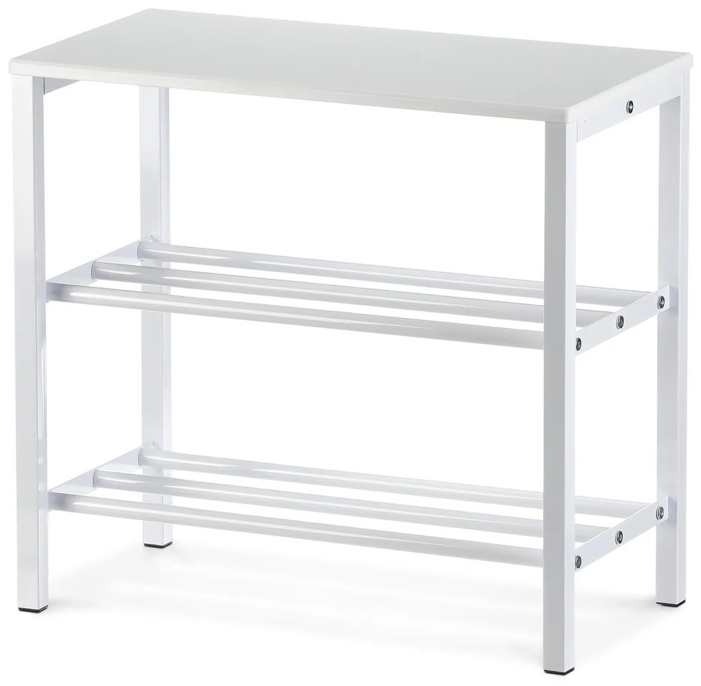 Cipősszekrény 83168-42 WT, fém, fehér