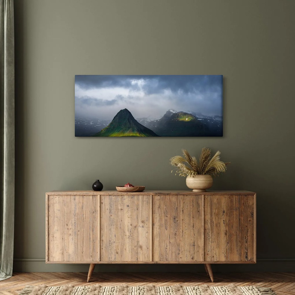 Hegyek képe (120x50 cm)