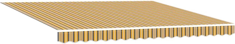 Behúzható napellenző Sokszínű 400 × 300 cm Poliészter és acél