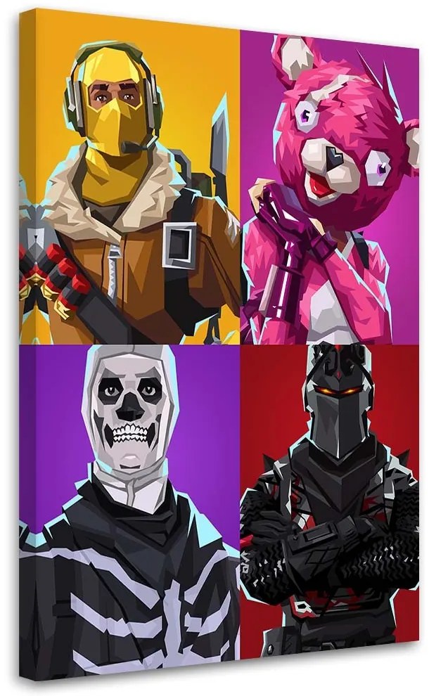 Gario Vászonkép A csapat fortnite - Nikita Abakumov Méret: 60 x 90 cm
