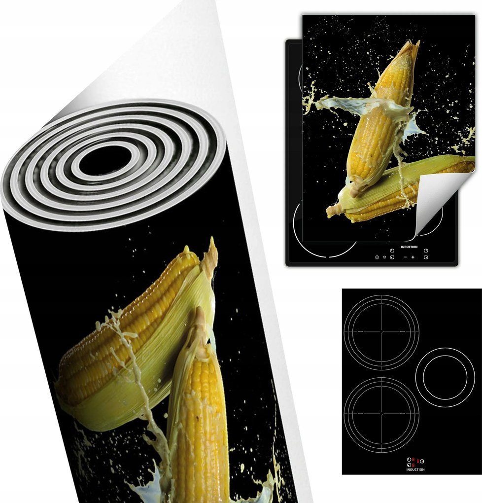 Tűzhelyvédő Szőnyeg Asztali Dekoráció 40x52 fekete kukorica