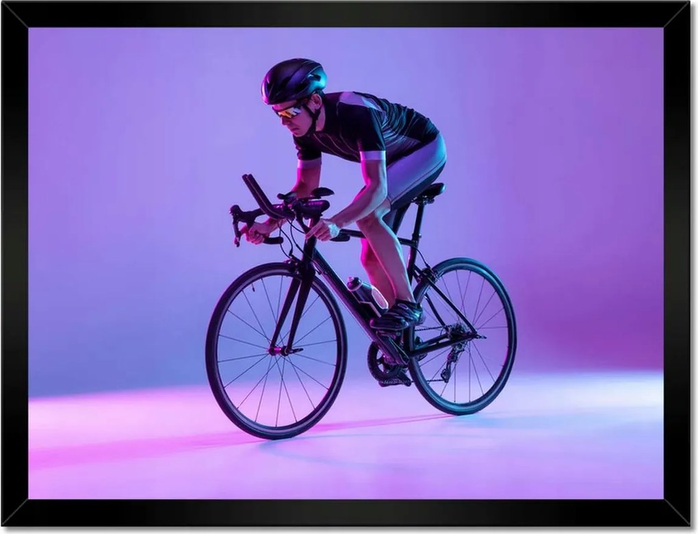 Poszterek keretben 40x30 Kollázs Kerékpározás