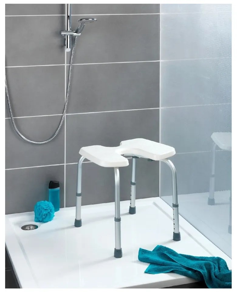 Hygienic Stool White zuhanyszék, 53 x 46 cm - Wenko