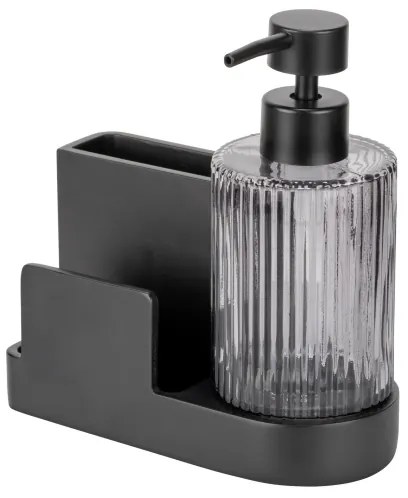 WENKO 54654100 - PINA rendszerező 16x17 cm fekete