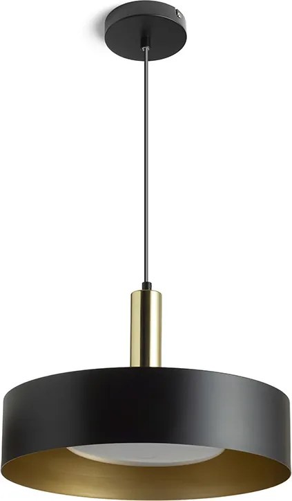 RENDL GIULIA 40 závěsná černá/zlatohnědá mosaz 230V LED E27 30W