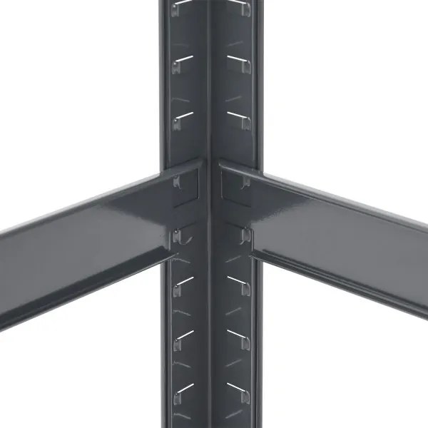Juskys Sarokpolc - 160x75x40-75 cm - szürke