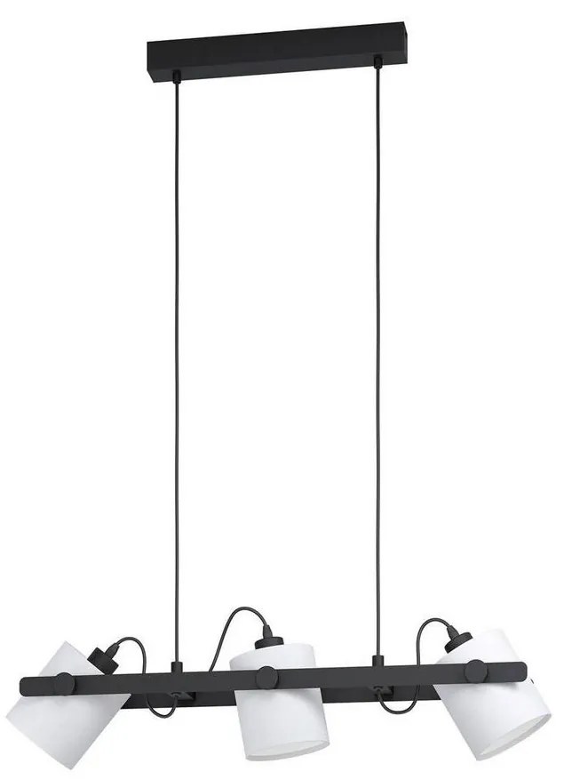 Eglo 43426 - Csillár zsinóron HORNWOOD 1 3xE27/28W/230V