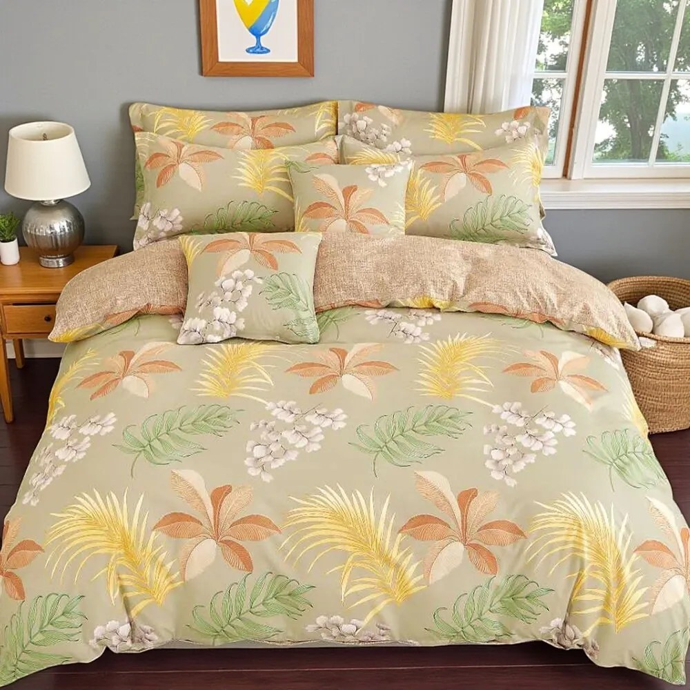 7 részes ágynemű SHEILA AUTUMN 140x200 cm