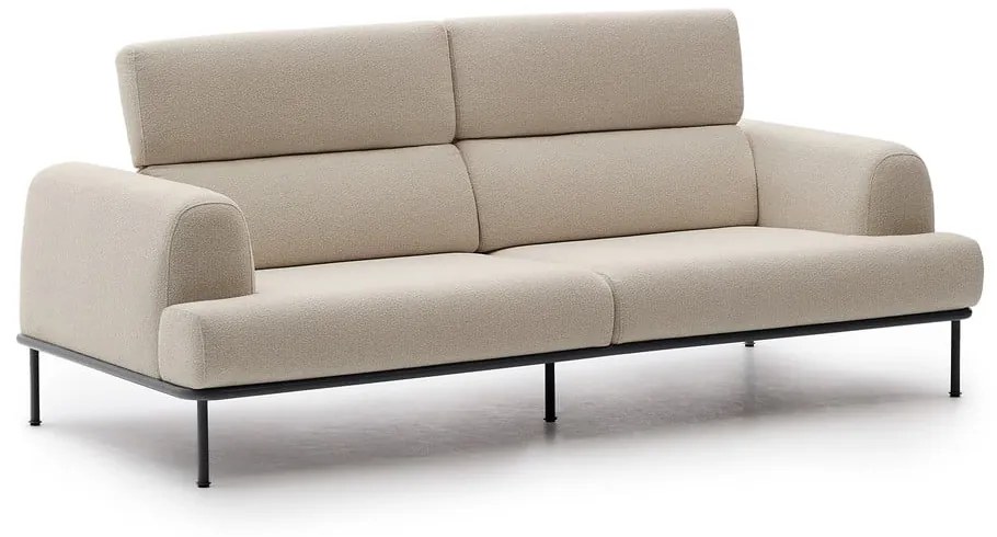 Bézs buklé kanapé 234 cm Aurum – Kave Home